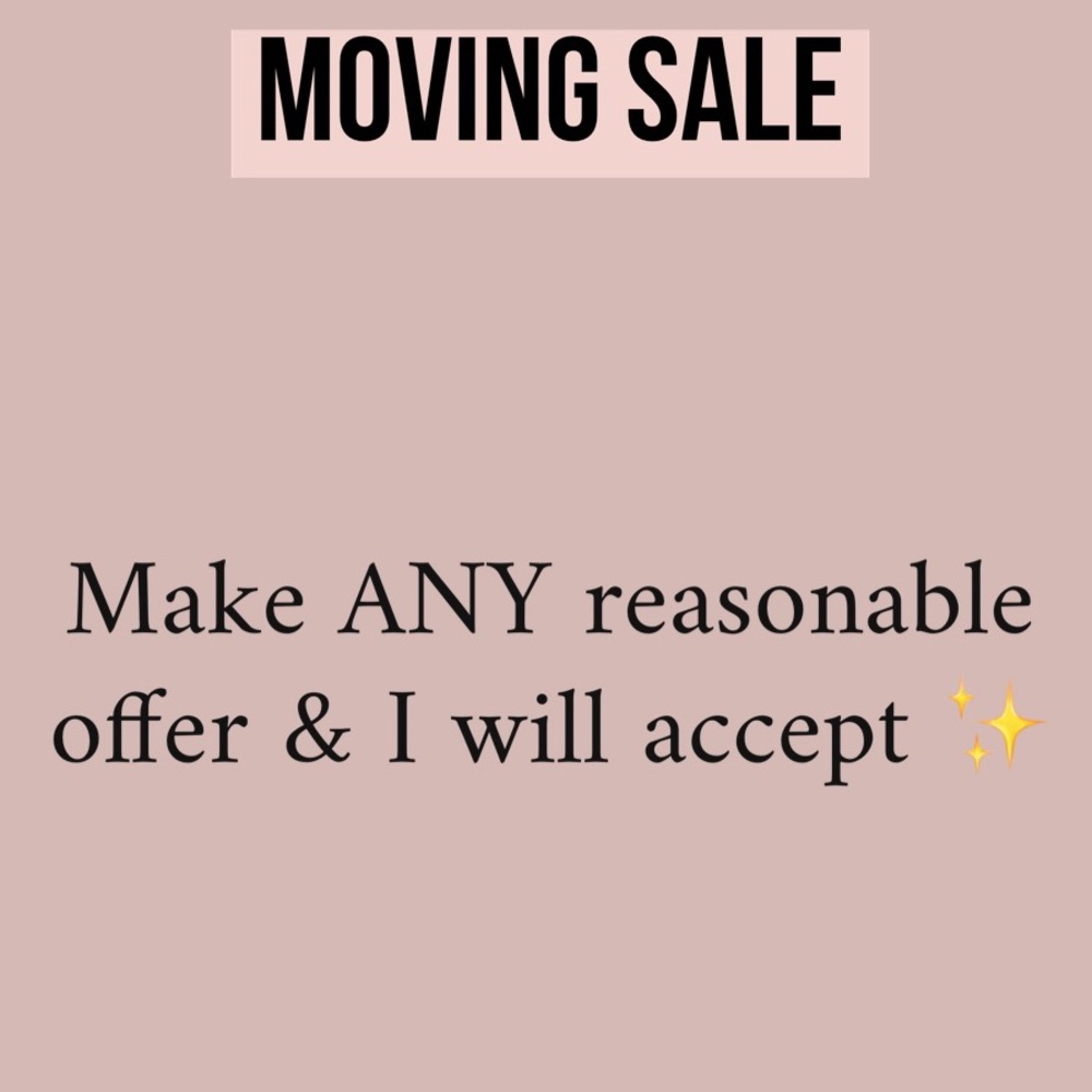 MOVING SALE